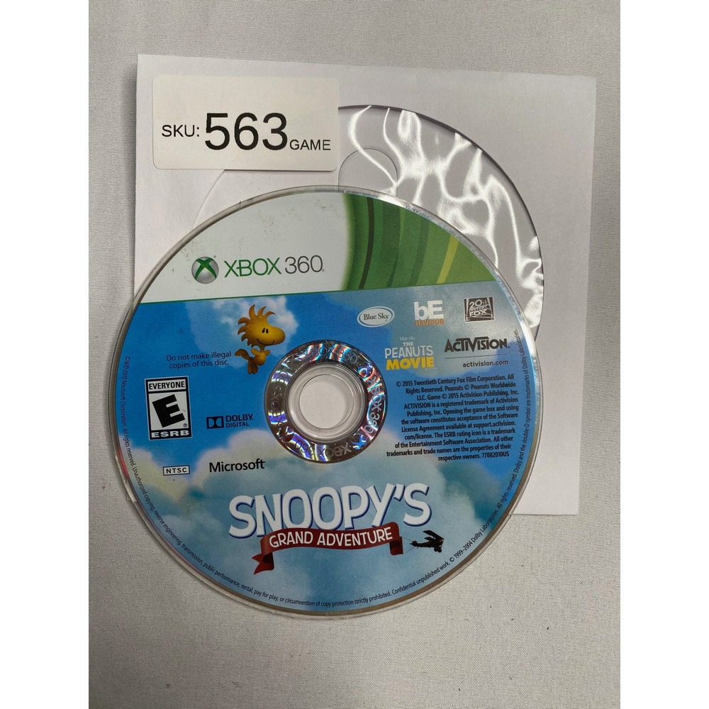 Snoopy's Grand Adventure Xbox 360